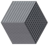 Revestimento Hexagonal 17x20cm Cimento