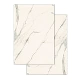 Porcelanato Polido Santorini 80x120cm Caixa 2,85m² Retificado Branco Incepa