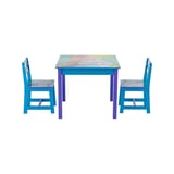 Conjunto Infantil Mesa e 2 Cadeiras Frozen Azul