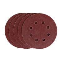 Disco de Lixa com Velcro 125mm 738059 Grão 100 5 Peças Vermelho MTX