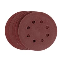 Disco de Lixa com Velcro 125mm 738079 Grão 150 5 Peças Vermelho MTX