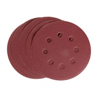 Disco de Lixa com Velcro 125mm 738099 Grão 220 5 Peças Vermelho MTX