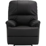 Poltrona Reclinável Boston Preto Just Home Collection