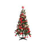 Árvore de Natal Completa 150cm Vermelho