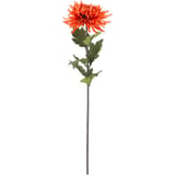 Flor Artificial Crisântemo 84cm Laranja