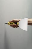 Espátula Inox para Drywall com Fenda Cruz Amarelo e Preto Stanley