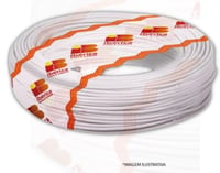 Cabo Flexível 4mm2 Branco Rolo 25M