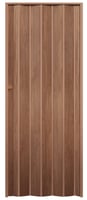 Porta Sanfonada de PVC Decor Wood 70x210cm Castanho Araforros
