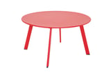 Mesa Centro Metal 70x40cm Vermelho