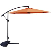Ombrelone Lateral Alumínio 2,70cm Laranja Just Home Collection