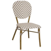 Cadeira P/Varanda Paris Alum/Bambu