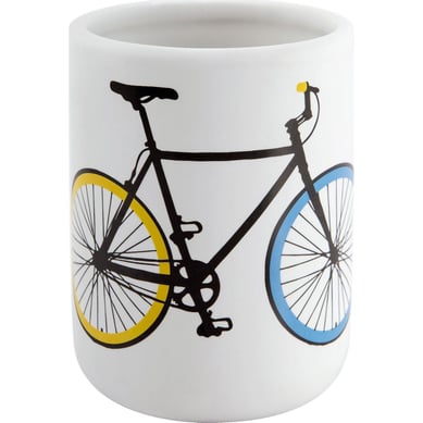 Porta Escova Cermica Bicicleta