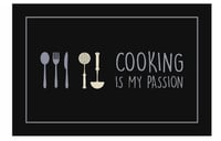 Tapete Cozinha Cromado Cook My Passion 40x60cm
