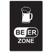 Quadro Placa Decorativa - Beer Zone
