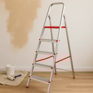 Escada Alumínio Doméstica 5 Degraus Botafogo Lar e Lazer