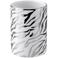 Porta Objetos de Banheiro em Cerâmica Zebra Just Home Collection
