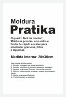 Moldura Pratika Remember 20x30cm Branco