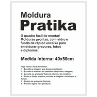 Moldura Pratika Remember 40x50cm Branco