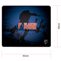 Mousepad Gamer Flakes Pwr Speed G400X450