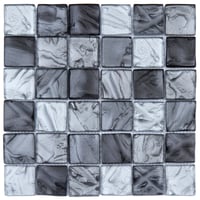 Pastilha Vidro J02 30X30 Glass Mosaic