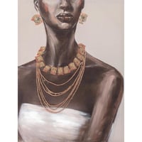 Quadro Decorativo Canvas 80X60 cm Africana Neck Homy