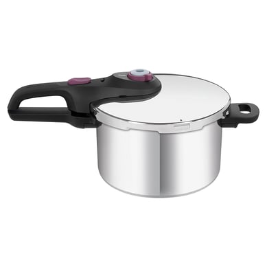 Panela de Presso Rochedo Inox com 4L de Capacidade e Cesto de Vapor