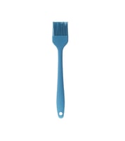 Pincel de Silicone Duplo Pequeno Azul Oikos