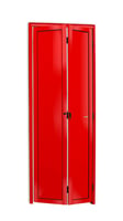 Porta Camarão Alumínio Vermelho 2 Folhas Esquerda 210x60x4,6cm L.25