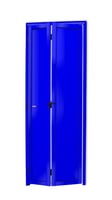 Porta Camarão Alumínio Azul 2 Folhas Direita 210x70x4,6cm L.25