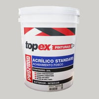 Topex Acrilico Standard Cromio Qualycril