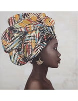 Canvas African Multi 1 60x60cm Homy
