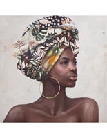Canvas African Multi 2 60x60cm Homy
