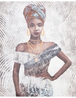 Canvas Africana Body 80x100cm Homy