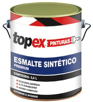 Topex Esmalte Sintético Brilhante Premium Preto Qualycril