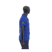 Camisa Manga Curta Profissional Azul P PF2 Confecções