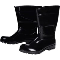 Bota Pvc Preto Nr 43 Cano Médio Sem Forro Kala