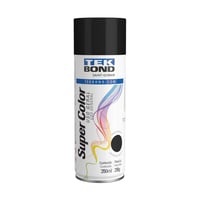 Tinta Spray Preto Brilhante Uso Geral 350ml/250g Tekbond