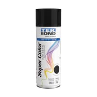 Tinta Spray Preto Fosco Uso Geral 350ml/250g Tekbond