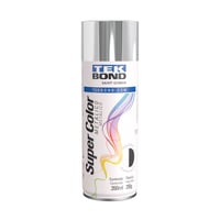 Tinta Spray Cromado Metálico 350ml/250g Tekbond