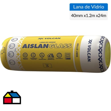 Lana de vidrio R94 libre 40mm 1,2x24m 1 rollo