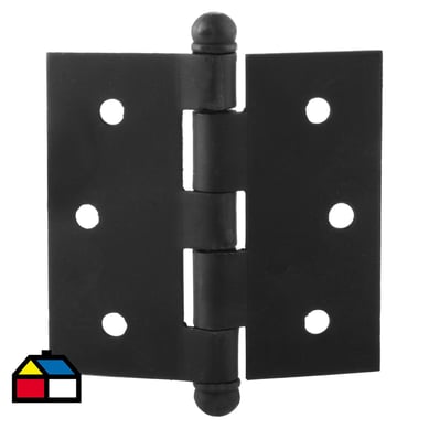 Bisagra 3x3 pulgadas negro Negro