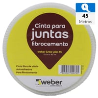 Cinta fibra vidrio autoadhesiva junturas de tabiquería de fibrocemento