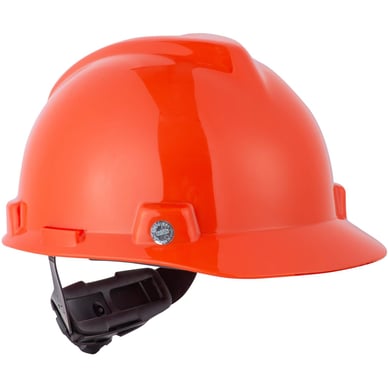 Casco de seguridad naranjo
