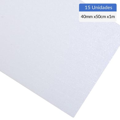 1x0,5m 40 mm paquete 15 planchas