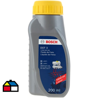 Lquido de freno 200 ml botella.