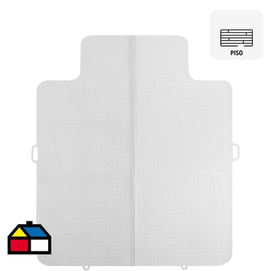 Protector para piso laminado plstico blanco