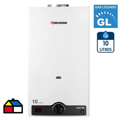 Calefont Gas licuado 10 litros Tiro Natural