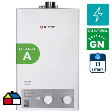 Calefont Gas natural 13 litros Tiro Forzado