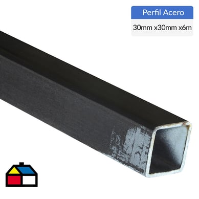 30x30x2mm x6m Perfil tubular cuadrado