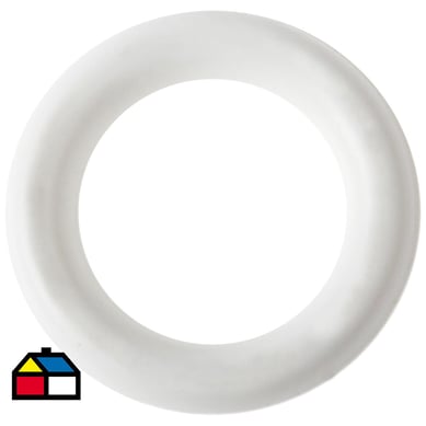 Set de argollas para cortina 32 mm 20 unidades blanco